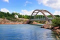 Bridge of Bomarsund, Aland, Finland Royalty Free Stock Photo