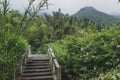 Bridge at bottom of Mingyue Mountain, Jiangxi, China Royalty Free Stock Photo