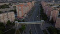 Bridge bridgework gateway view Kharkov Pedestrian bridge Footbridge