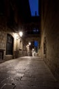 Bridge Between Buildings in Barri Gotic Quarter, Barcelona Royalty Free Stock Photo