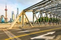 Bridge buildings and skyline in Shanghai
