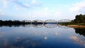Bridge in Bydgoszcz over the Brda river Royalty Free Stock Photo