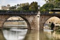 Bridge called Puente de los Peligros over the Segura river Royalty Free Stock Photo