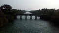 The Bridge On The Canal Of The River Godavari Royalty Free Stock Photo