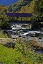 Bridge at Chimney Rock Road NC Royalty Free Stock Photo