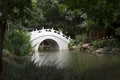 Bridge in chinese garden Royalty Free Stock Photo