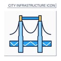 Bridge color icon