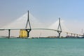 Bridge of the Constitution of 1812. Cable-stayed bridge over the Bay of Cadiz. Cadiz, Andalusia, Spain