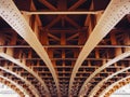 Bridge construction Metal structure pattern Architecture details