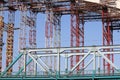 Bridge construction site Royalty Free Stock Photo