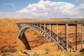 Bridge crossings at the Glen Canyon Southern Utah Royalty Free Stock Photo