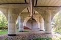 Bridge of D1 expressway over Blanice river, Czech Republ