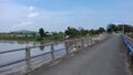 The Bridge of DAM Benges Sendangharjo Brondong Lamongan east Java Indonesia