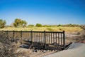 Bridge damaged by fire in Clark County Wetlands Park