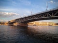 Bridge on the Danube Royalty Free Stock Photo