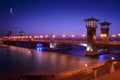 Bridge At Dusk Royalty Free Stock Photo