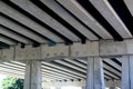 Bridge engineery beams concrete columns