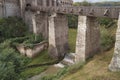The bridge at the entrance - Corvin Castle or Hunyadi Castle Castelul Corvinilor sau Castelul Huniazilor, Hunedoara, Romania Royalty Free Stock Photo