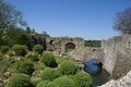 Bridge, Entrance, Leeds Castle, Kent, England Royalty Free Stock Photo