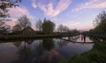 Bridge and farm