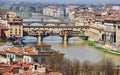 Bridge in Florence in Tuscany, Italy