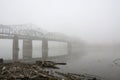 Bridge in fog