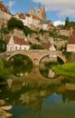 Bridge and fortified walls