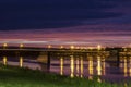 Bridge in Fredericton Royalty Free Stock Photo