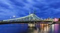 Bridge of Freedom in Budapest Royalty Free Stock Photo