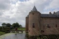 Bridge In Front Of The Muiderslot Castle At Muiden The Netherlands 31-8-2021
