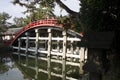 Bridge in front of the Sumiyoshi-Taisya Shrine