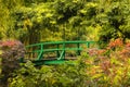 Bridge in garden in Giverny, France