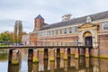 Bridge and gate to the castle of city Breda