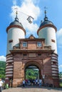 Bridge gate to the Old Bridge in Heidelberg