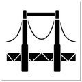 Bridge glyph icon