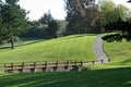 Bridge on a golf course Royalty Free Stock Photo