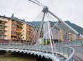 Bridge through Gran Valira river in Andorra la Vella