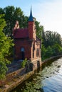 Bridge house. Kaliningrad earlier Kenigsberg