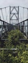 Bridge Indonesia Pekanbaru Riau Kampar Royalty Free Stock Photo