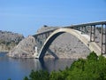 Bridge on island Krk in Croatia - Adriatic Sea