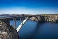 Bridge on island Pag Croatia Europe