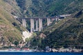 Bridge Between Italian Hills Royalty Free Stock Photo