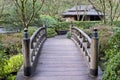 Bridge at Japanese Garden Royalty Free Stock Photo