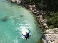 Bridge jumping: Usual people in unusual situations