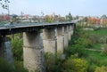 Bridge, Kamianets-Podilskyi, Ukraine. Royalty Free Stock Photo