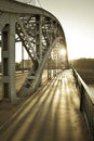 Bridge between Kazimierz and Podgorze in Krakow, Poland Royalty Free Stock Photo