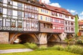 Bridge Kramerbrucke in Erfurt, Germany