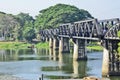 The bridge of kwae river