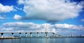 Bridge of La Constitucion, called La Pepa, in Cadiz Royalty Free Stock Photo