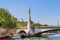 The Bridge of La Tournelle, Statue Of Sainte Genevieve, Paris